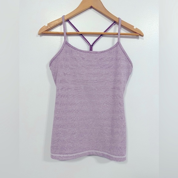 Lululemon Power Y Tank Dewberry Wee Stripe 8 - Picture 2 of 15